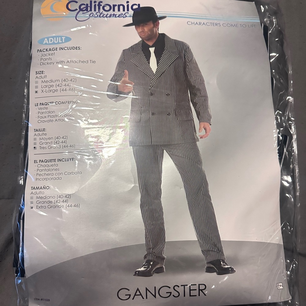 Brand new Gangsta costume